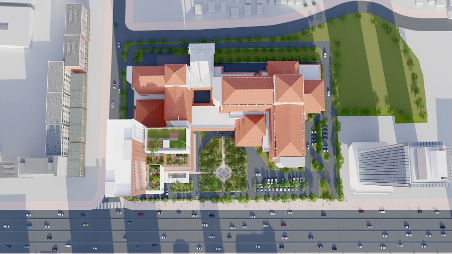 top view