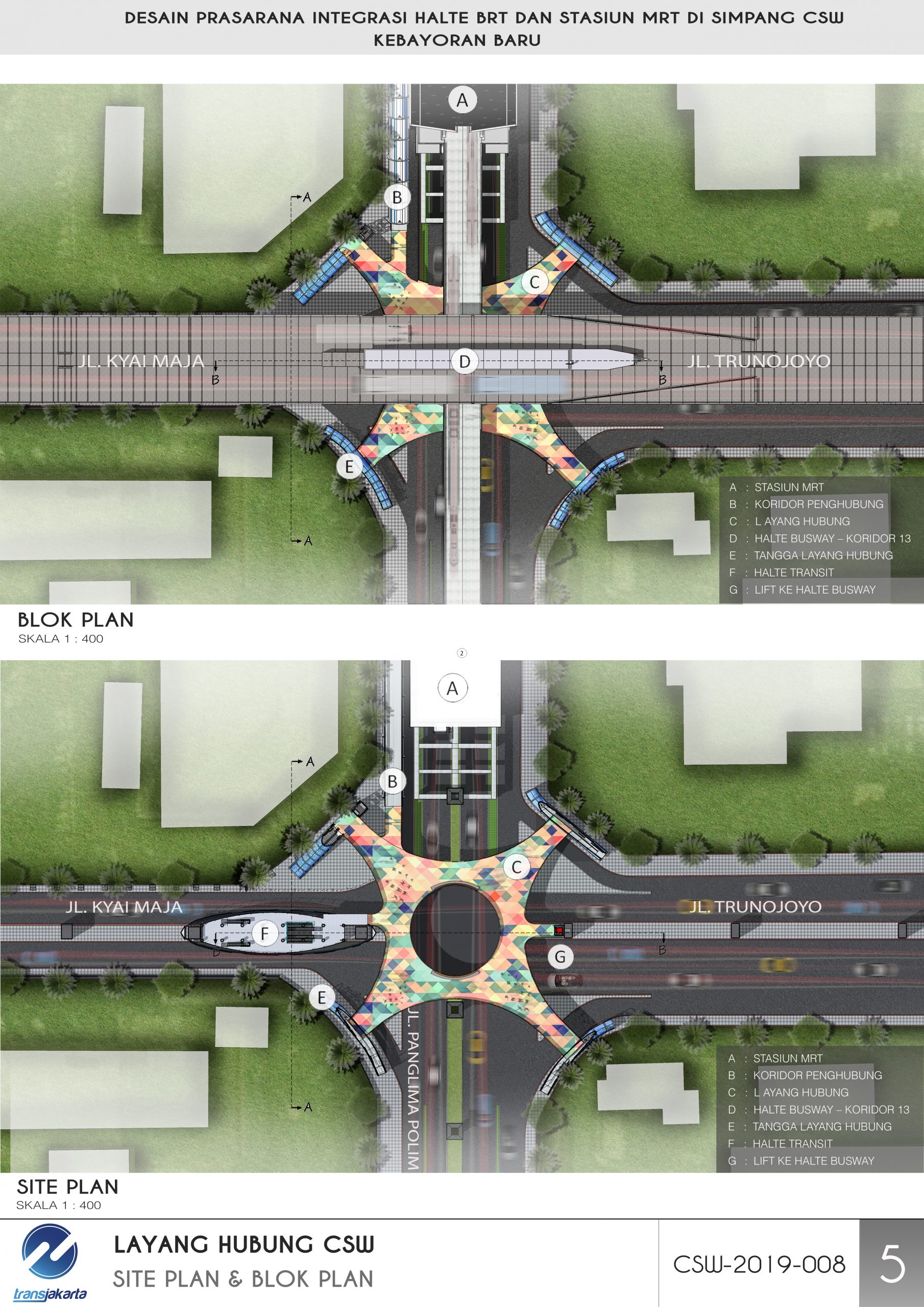 PANEL 5 SITE PLAN & BLOK PLAN